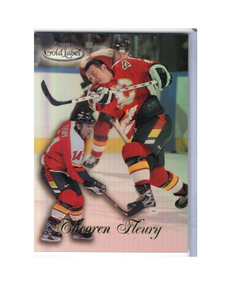 1998-99 Topps Gold Label Class 2 #8 Theo Fleury (10-X130-FLAMES)