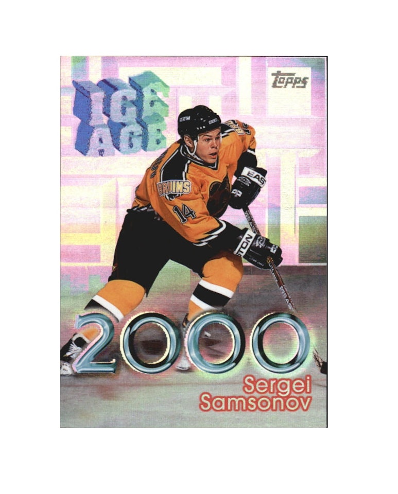 1998-99 Topps Ice Age 2000 #I11 Sergei Samsonov (12-X213-BRUINS) (2)