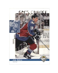 1998-99 UD Choice Reserve #230 Joe Sakic GM (15-X55-AVALANCHE)