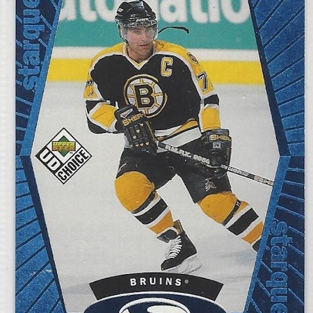 1998-99 UD Choice StarQuest Blue #SQ21 Ray Bourque (10-245x3-BRUINS)