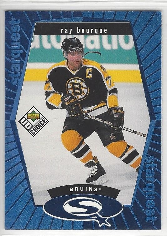 1998-99 UD Choice StarQuest Blue #SQ21 Ray Bourque (10-246x5-BRUINS)