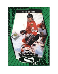 1998-99 UD Choice StarQuest Green #SQ26 Tony Amonte (10-267x5-BLACKHAWKS)