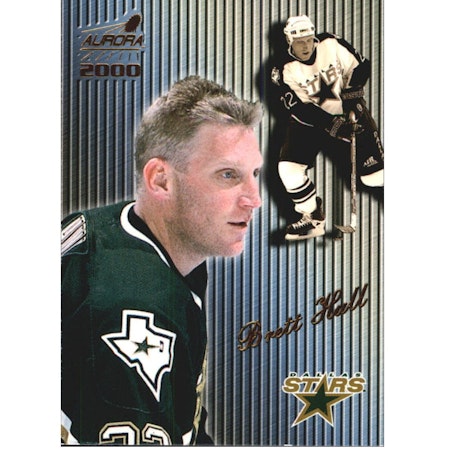 1999-00 Aurora Striped #44 Brett Hull (12-X177-NHLSTARS) (2)