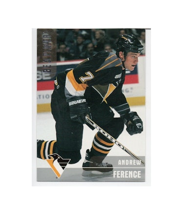Andrew Ference - Pittsburgh Penguins (NHL Hockey Card) 2002-03 Upper Deck  Vintage # 205 Mint