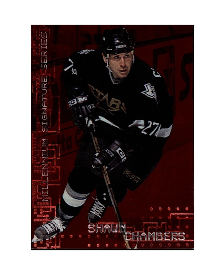 1999-00 BAP Millennium Ruby #83 Shawn Chambers (12-X169-NHLSTARS)