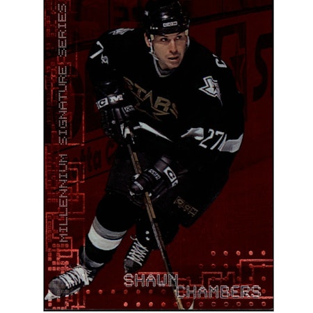1999-00 BAP Millennium Ruby #83 Shawn Chambers (12-X169-NHLSTARS)