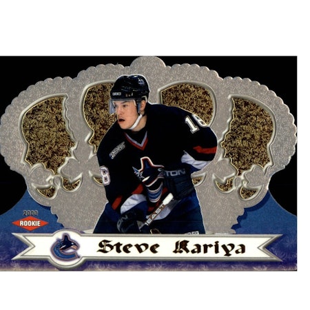 1999-00 Crown Royale #136 Steve Kariya SP RC (10-X256-CANUCKS) (2)