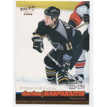 1999-00 Pacific Gold #339 Darius Kasparaitis (20-X15-PENGUINS)