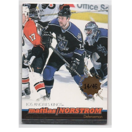 1999-00 Pacific Premiere Date #194 Mattias Norstrom (40-X27-NHLKINGS)