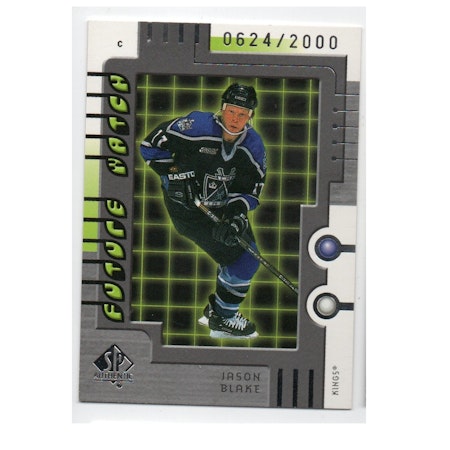 1999-00 SP Authentic #105 Jason Blake RC (12-X219-NHLKINGS)