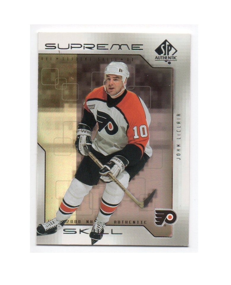 1999-00 SP Authentic Supreme Skill #SS9 John LeClair (12-X170-FLYERS)