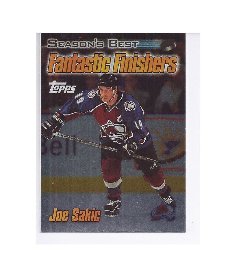 1999-00 Topps Fantastic Finishers #FF6 Joe Sakic (12-X175-AVALANCHE)