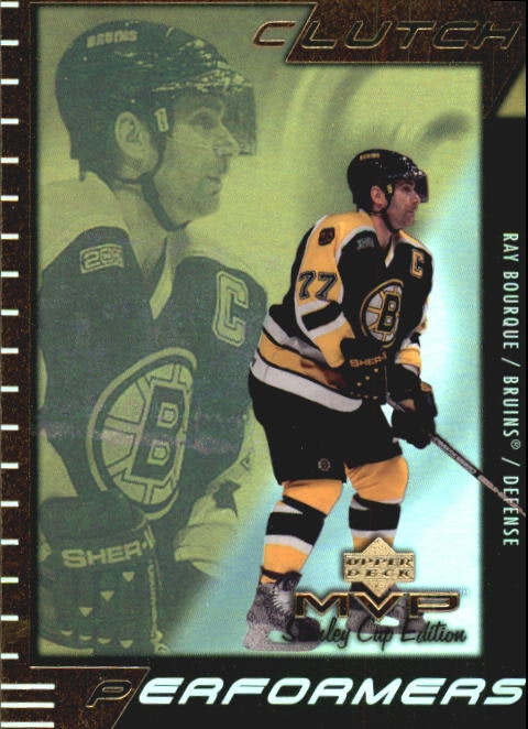 1999-00 Upper Deck MVP SC Edition Clutch Performers #CP2 Ray Bourque (15-X55-BRUINS)