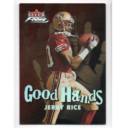 2000 Fleer Focus Good Hands #3 Jerry Rice (15-X283-NFL49ERS)