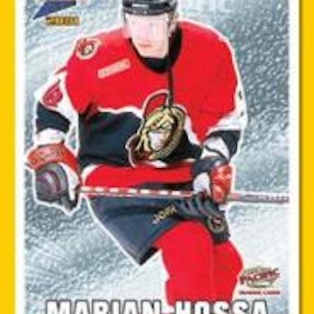 2000-01 McDonald's Pacific Checklists #5 Marian Hossa (10-X65-SENATORS)