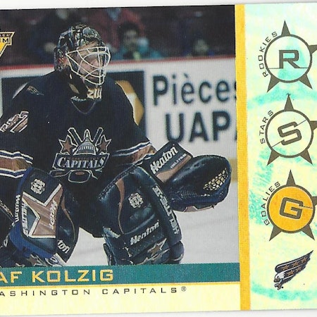 2000-01 Titanium Three-Star Selections #10 Olaf Kolzig (15-X38-CAPITALS)