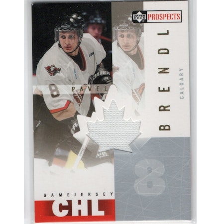 2000-01 UD CHL Prospects Game Jerseys #PB Pavel Brendl (30-X235-GAMEUSED-OTHERS)