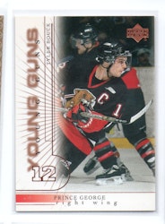 2000-01 Upper Deck #201 Tyler Bouck YG RC (15-X299-NHLSTARS)