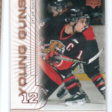 2000-01 Upper Deck #201 Tyler Bouck YG RC (15-X299-NHLSTARS)