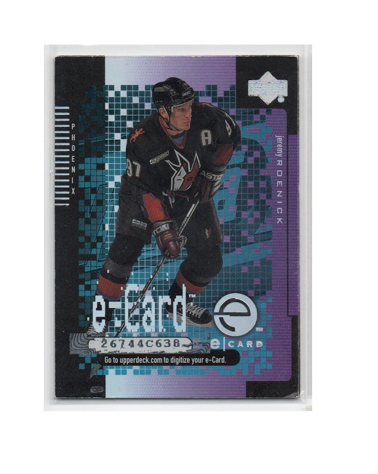2000-01 Upper Deck e-Cards #EC12 Jeremy Roenick (10-X212-COYOTES) (2)