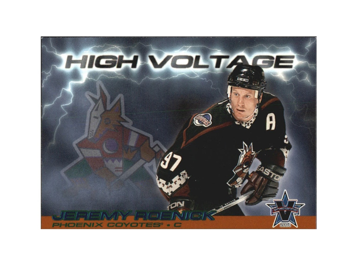 2000-01 Vanguard High Voltage #27 Jeremy Roenick (12-X170-COYOTES) (2)