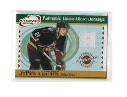 2001-02 Atomic Jerseys #18 Jyrki Lumme (25-X228-GAMEUSED-COYOTES)