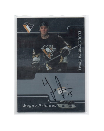 2001-02 BAP Signature Series Autographs #14 Wayne Primeau (40-X199-PENGUINS)