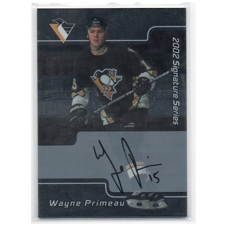 2001-02 BAP Signature Series Autographs #14 Wayne Primeau (40-X199-PENGUINS)