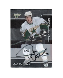 2001-02 BAP Signature Series Autographs #155 Pat Verbeek (40-X273-NHLSTARS)
