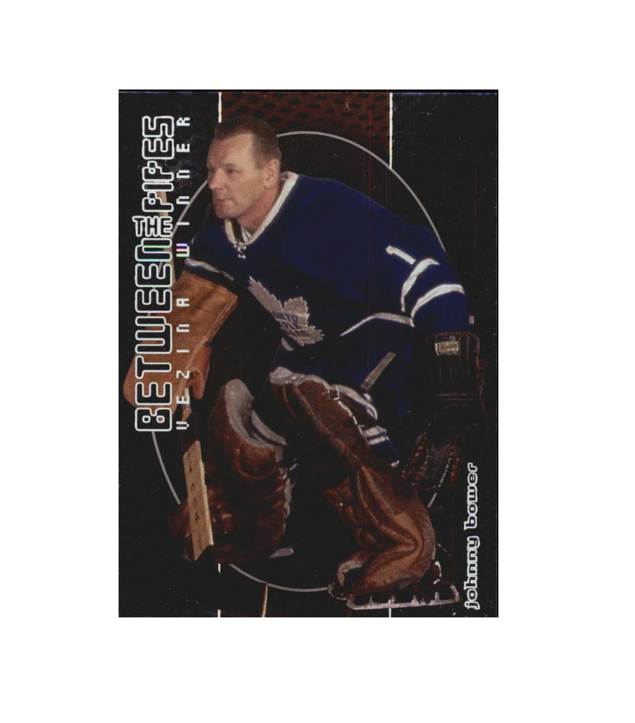 2001-02 Between the Pipes #123 Johnny Bower (10-X218-MAPLE LEAFS)