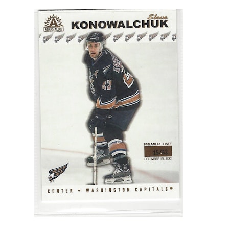 2001-02 Pacific Adrenaline Premiere Date #199 Steve Konowalchuk (25-X139-CAPITALS)