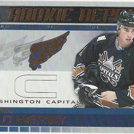 2001-02 Pacific Adrenaline Rookie Report #20 Brian Sutherby (15-X41-CAPITALS)