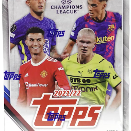 2021-22 Topps UEFA Champions League Collection Soccer (Hobby Box)