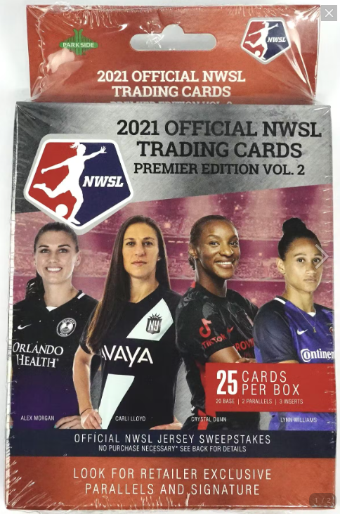 2021 Parkside NWSL Trading Cards Premier Edition Vol. 2 Soccer (Hanger Box)