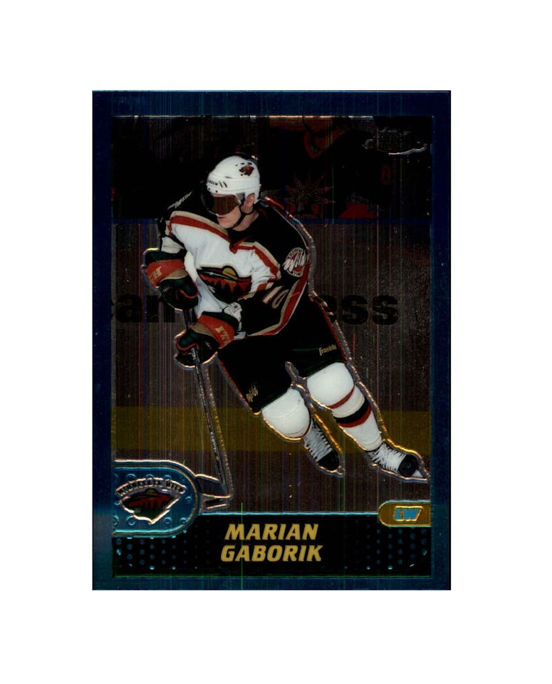 2001-02 Topps Chrome #18 Marian Gaborik (10-X213-NHLWILD)