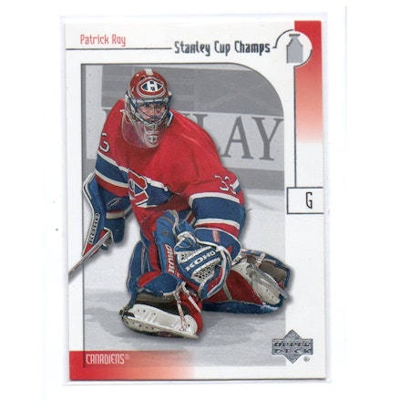 2001-02 UD Stanley Cup Champs #67 Patrick Roy (40-X286-CANADIENS)