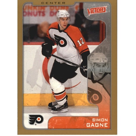 2001-02 Upper Deck Victory Gold #258 Simon Gagne (10-X172-FLYERS)