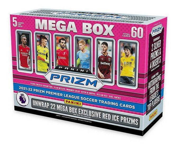 2021-22 Panini Prizm Premier League Soccer (Mega Box)