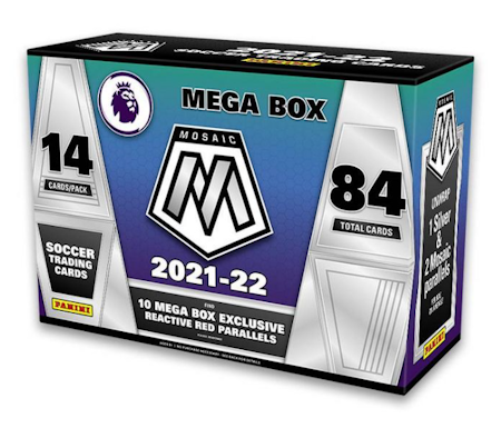 2021-22 Panini Mosaic Premier League Soccer (Mega Box)