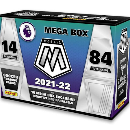 2021-22 Panini Mosaic Premier League Soccer (Mega Box)