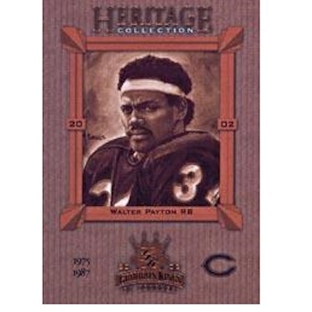 2002 Gridiron Kings Heritage Collection #HC21 Walter Payton (20-X278-NFLBEARS)