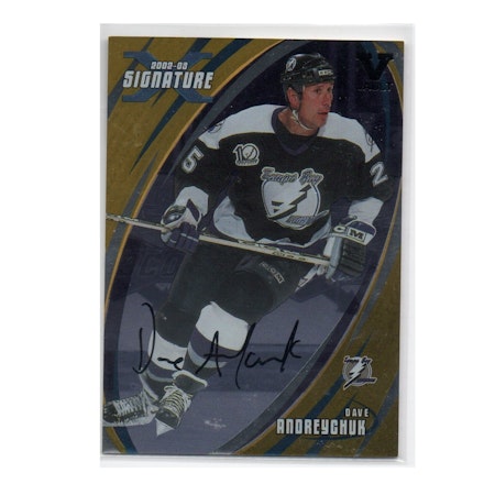 2002-03 BAP Signature Series Autographs Gold #11 Dave Andreychuk (80-X145-LIGHTNING)