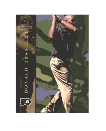 2002-03 BAP Signature Series Golf #GS33 Donald Brashear (10-X172-FLYERS)
