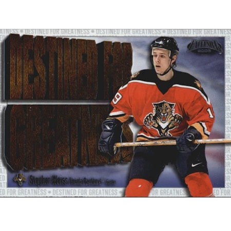 2002-03 Pacific Exclusive Destined #8 Stephen Weiss (10-X172-NHLPANTHERS)