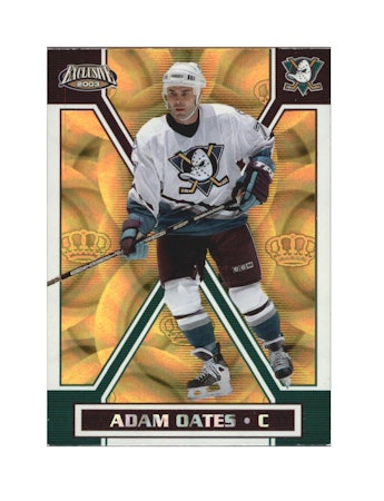 2002-03 Pacific Exclusive Gold #3 Adam Oates (10-X171-DUCKS)
