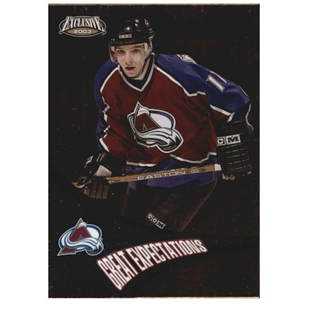 2002-03 Pacific Exclusive Great Expectations #5 Radim Vrbata (10-X171-AVALANCHE) (2)