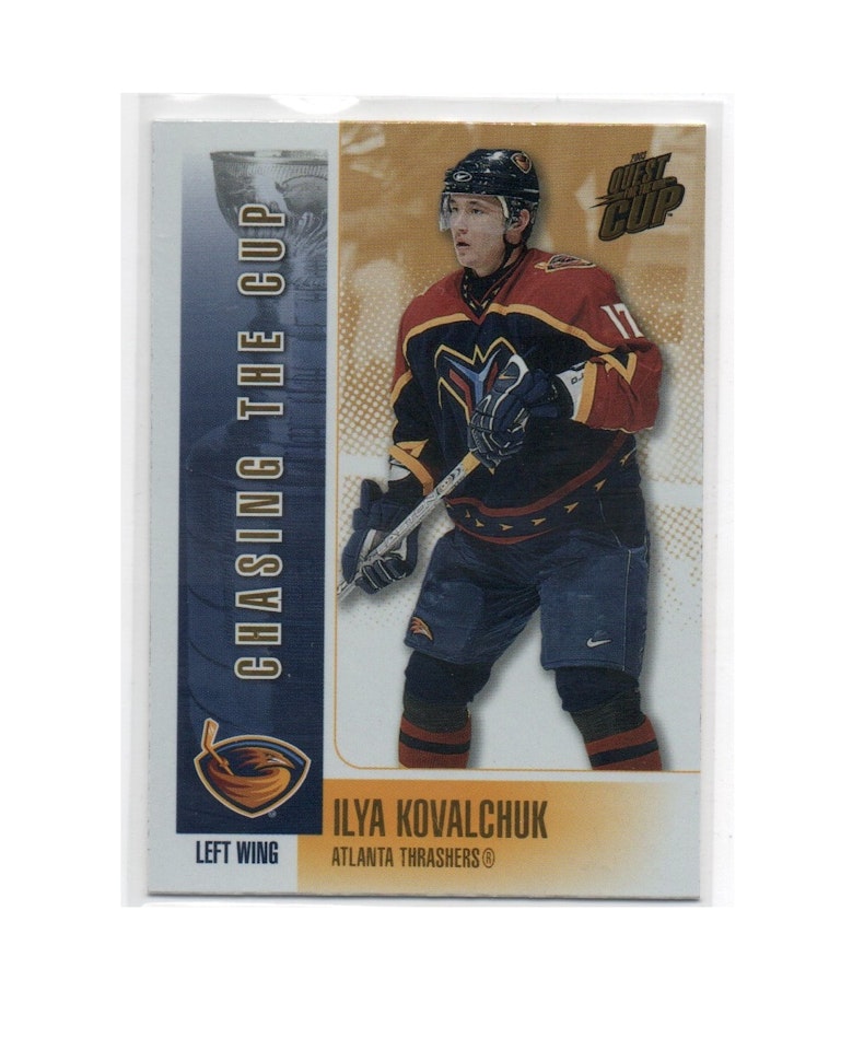 2002-03 Pacific Quest For the Cup Chasing the Cup #3 Ilya Kovalchuk (10-X203-THRASHERS)