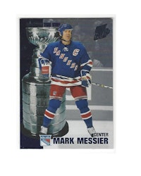2002-03 Pacific Quest For the Cup Raising the Cup #10 Mark Messier (15-X128-RANGERS)