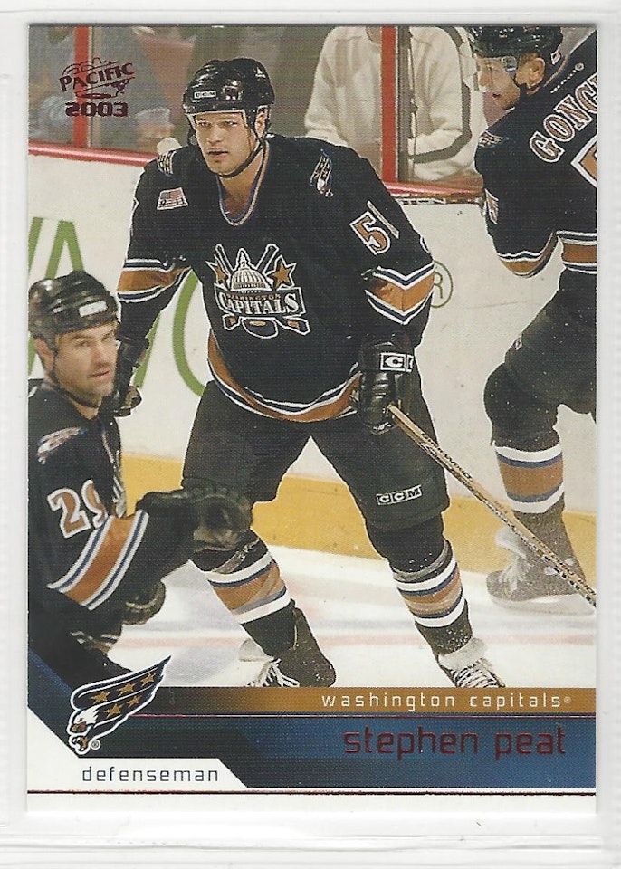2002-03 Pacific Red #398 Stephen Peat (10-X141-CAPITALS)