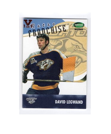 2002-03 Parkhurst Retro Franchise Players #RF17 David Legwand (80-X116-PREDATORS)